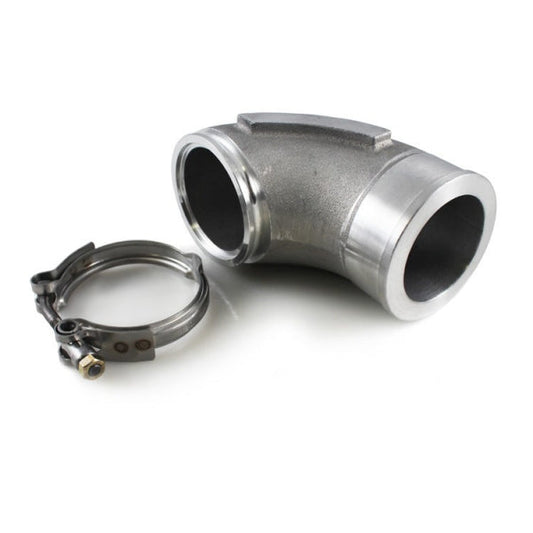 H&S Motorsports 565807 90 Degree Compressor Elbow & V-Band Clamp