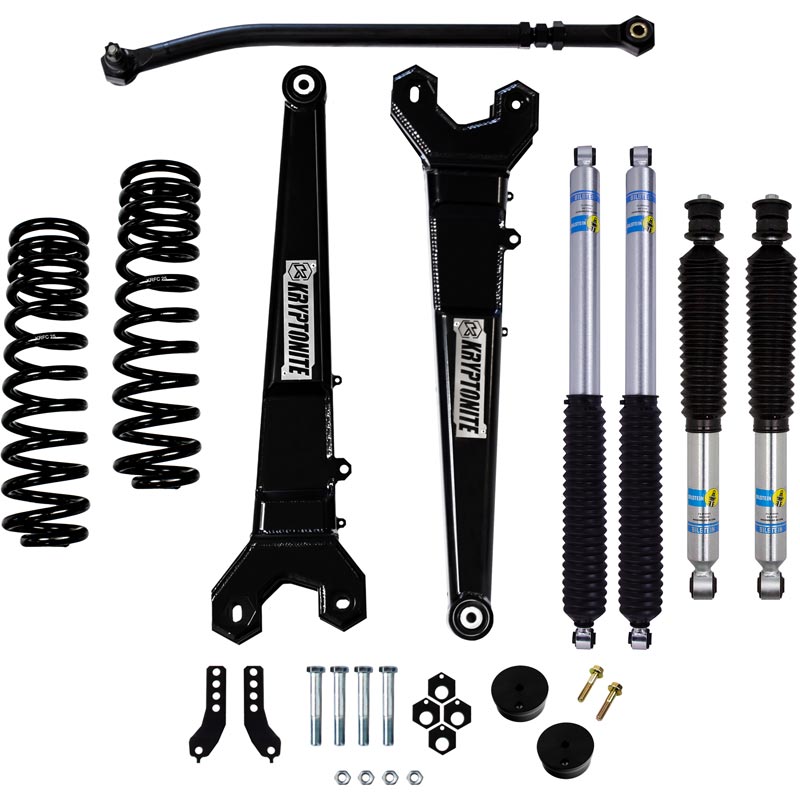 Kryptonite KRFD17STAGE3BIL Stage 3 Leveling Kit With Bilstein Shocks