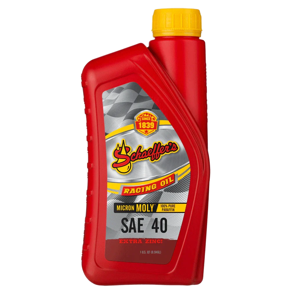 Schaeffer's 011040-012-1 Micron Moly® Racing Oil SAE 40 Oil (Quart)