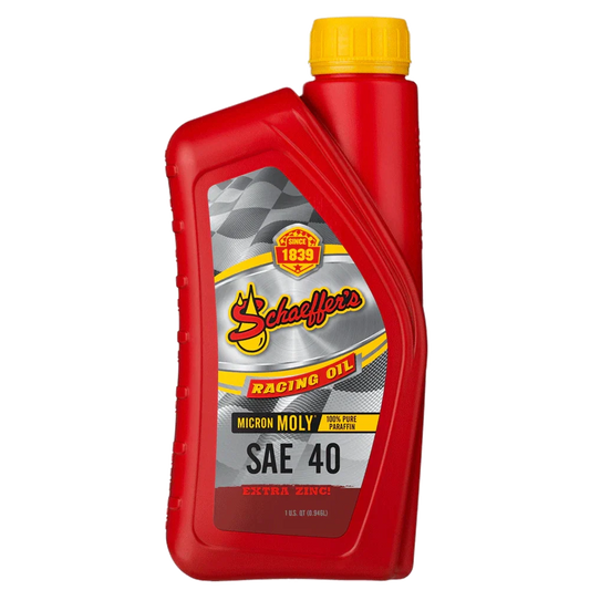Schaeffer's 011040-012-1 Micron Moly® Racing Oil SAE 40 Oil (Quart)
